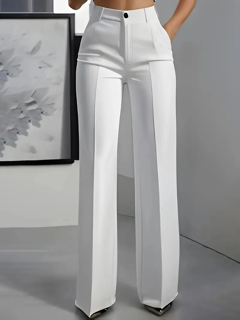 MOZZA pantalon de costume pour femme, coupe large.