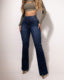 ROSANA Pantalon skinny taille haute