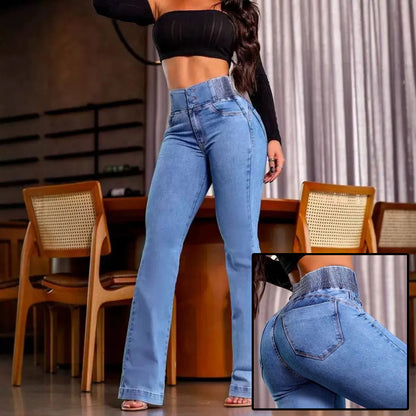 ROSANA Pantalon skinny taille haute