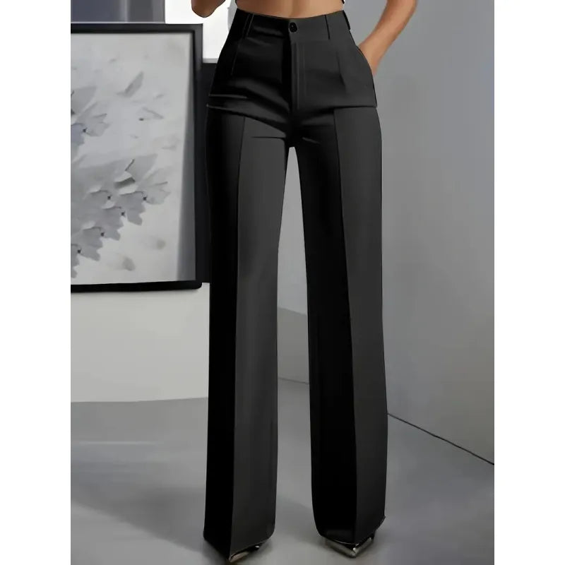 MOZZA pantalon de costume pour femme, coupe large.