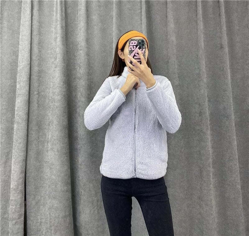 SLAY Veste femme chaude doublée en polaire