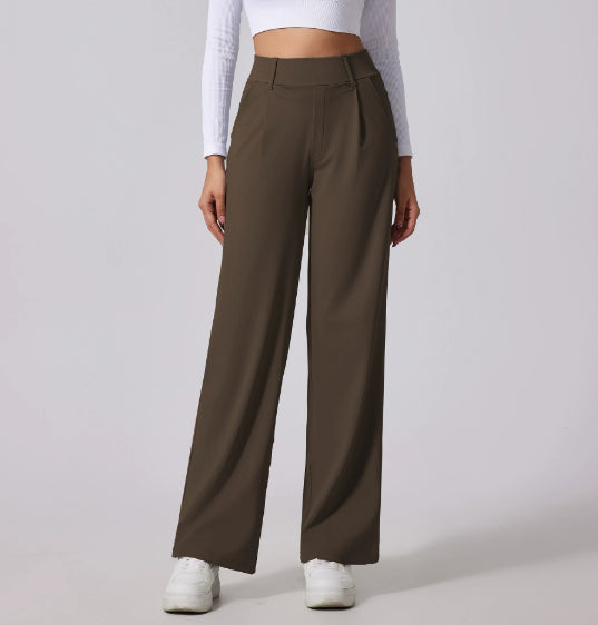 PONA Flex Pantalon de tailleur femme, style sport-chic décontracté