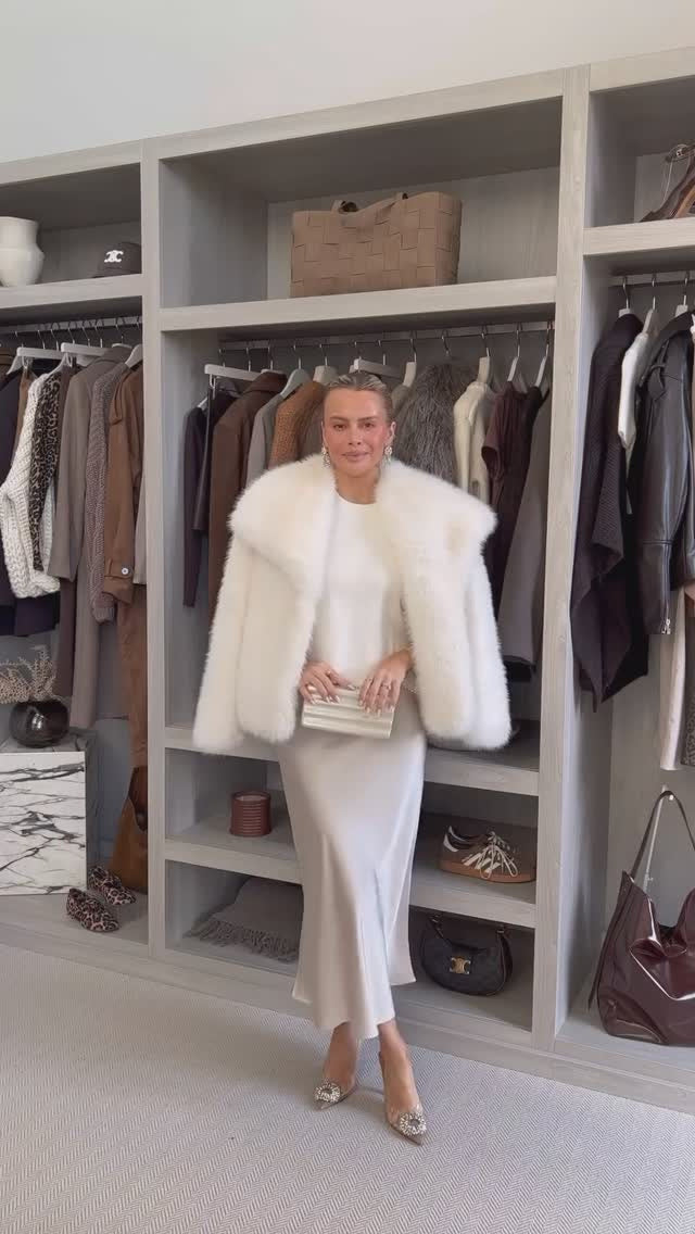 DAFYA, manteau court en fourrure