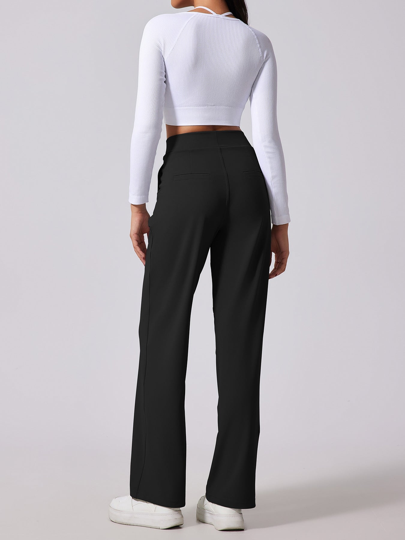 PONA Flex Pantalon de tailleur femme, style sport-chic décontracté