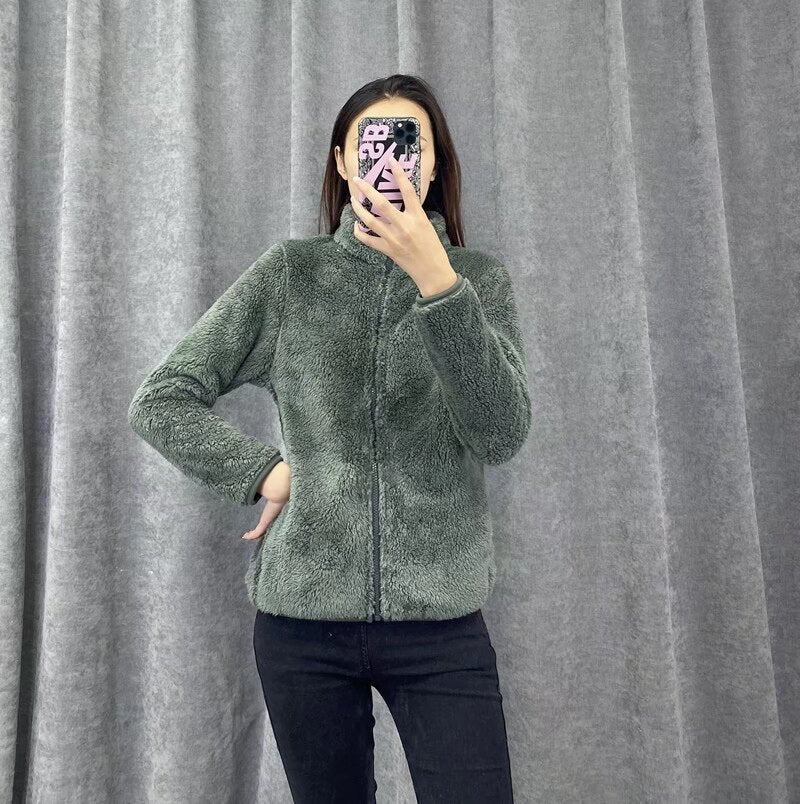 SLAY Veste femme chaude doublée en polaire