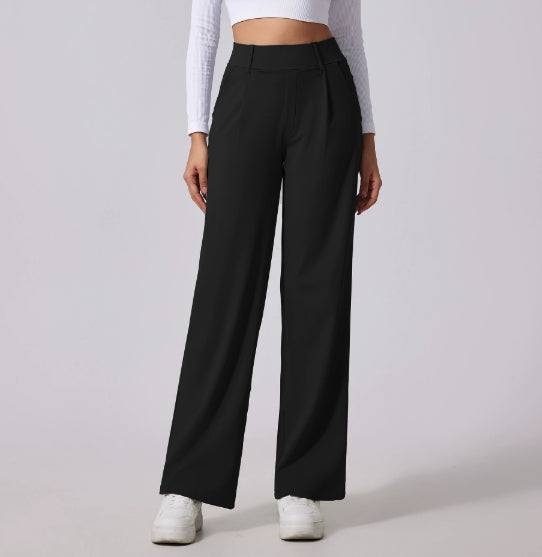 PONA Flex Pantalon de tailleur femme, style sport-chic décontracté