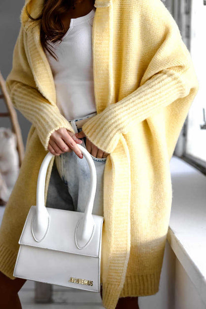 TCHAMIR, pull à capuche en maille