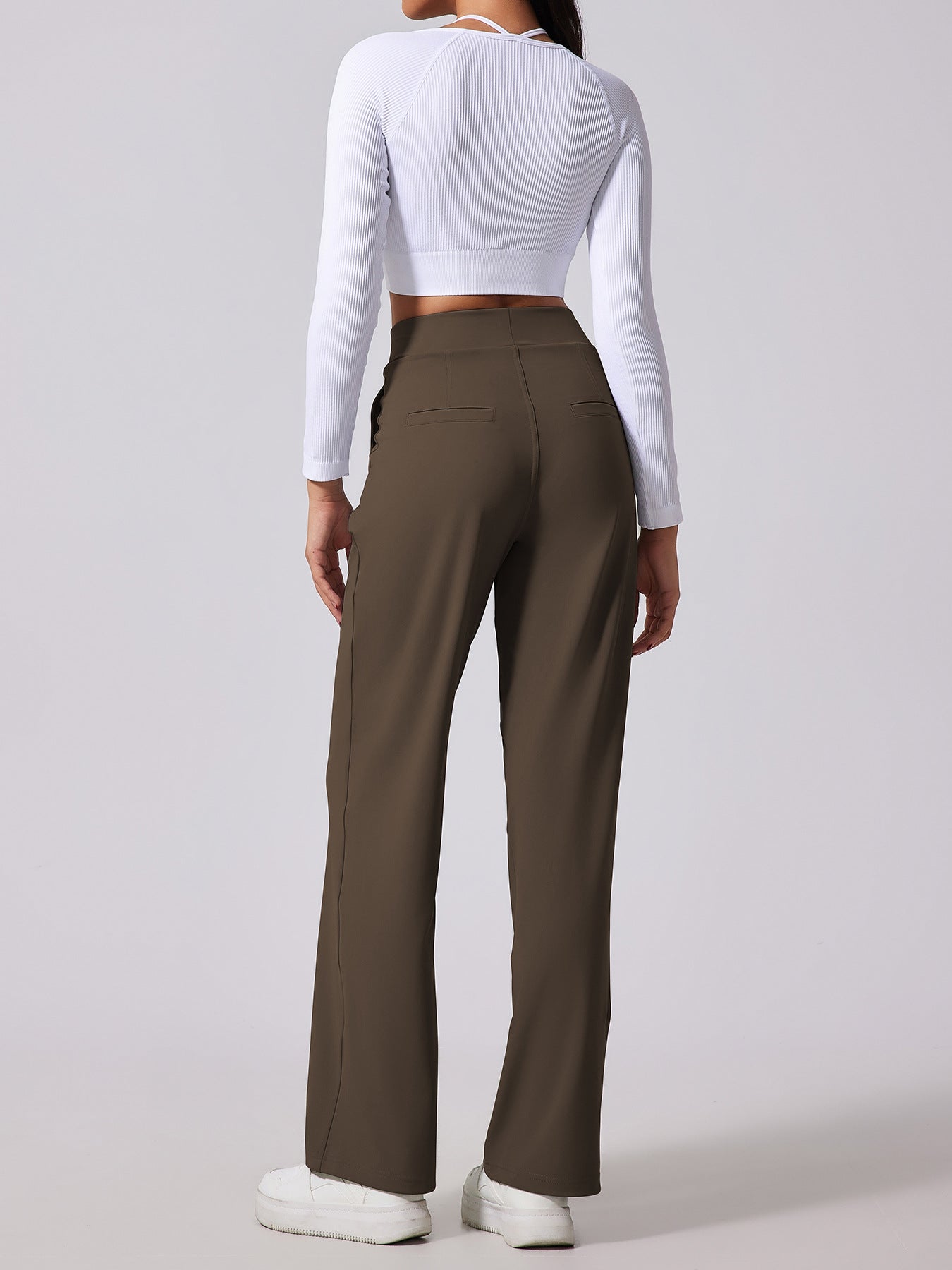PONA Flex Pantalon de tailleur femme, style sport-chic décontracté