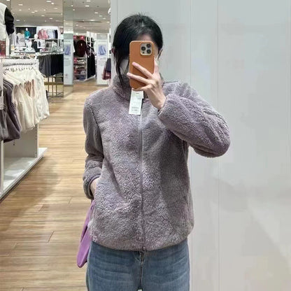 SLAY Veste femme chaude doublée en polaire