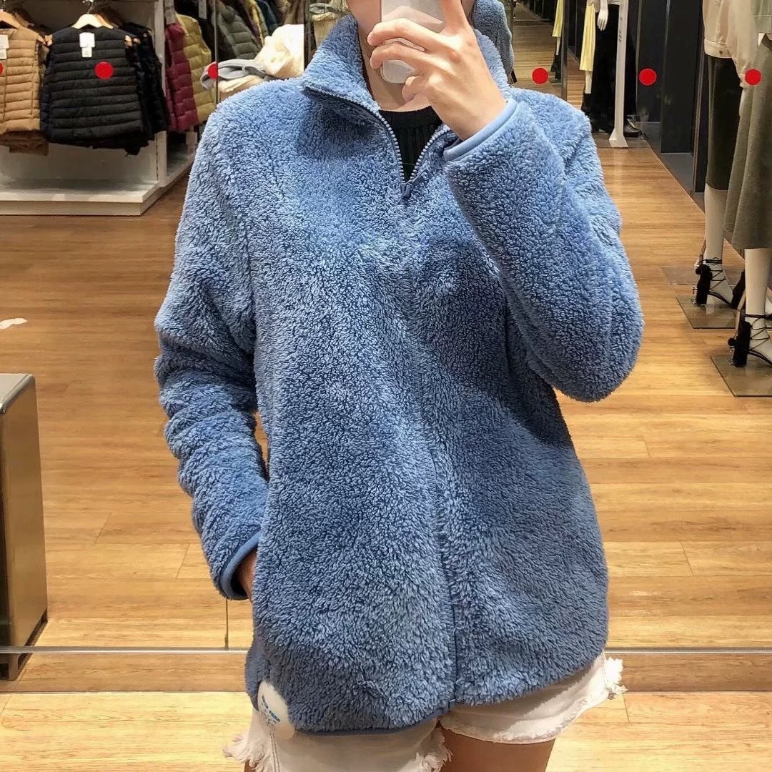 SLAY Veste femme chaude doublée en polaire