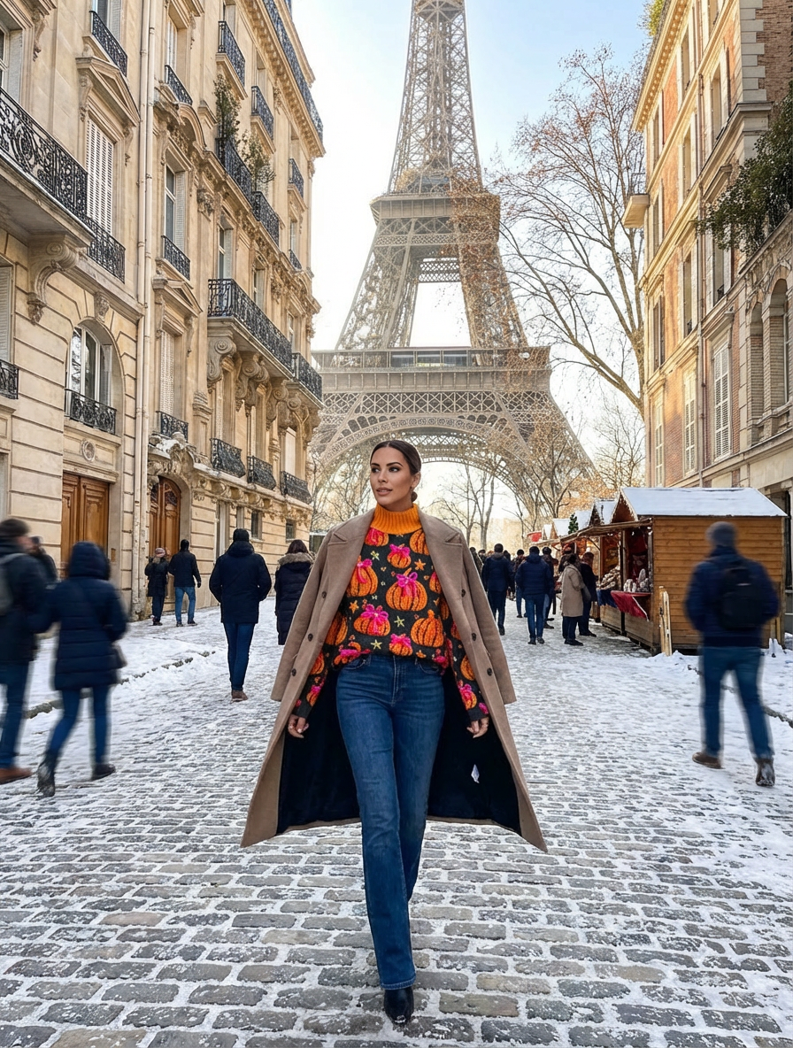 JOWALA pulls à col montant et manches longues