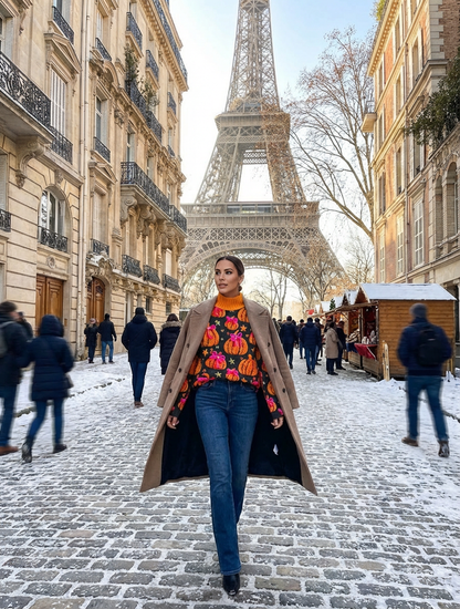 JOWALA pulls à col montant et manches longues